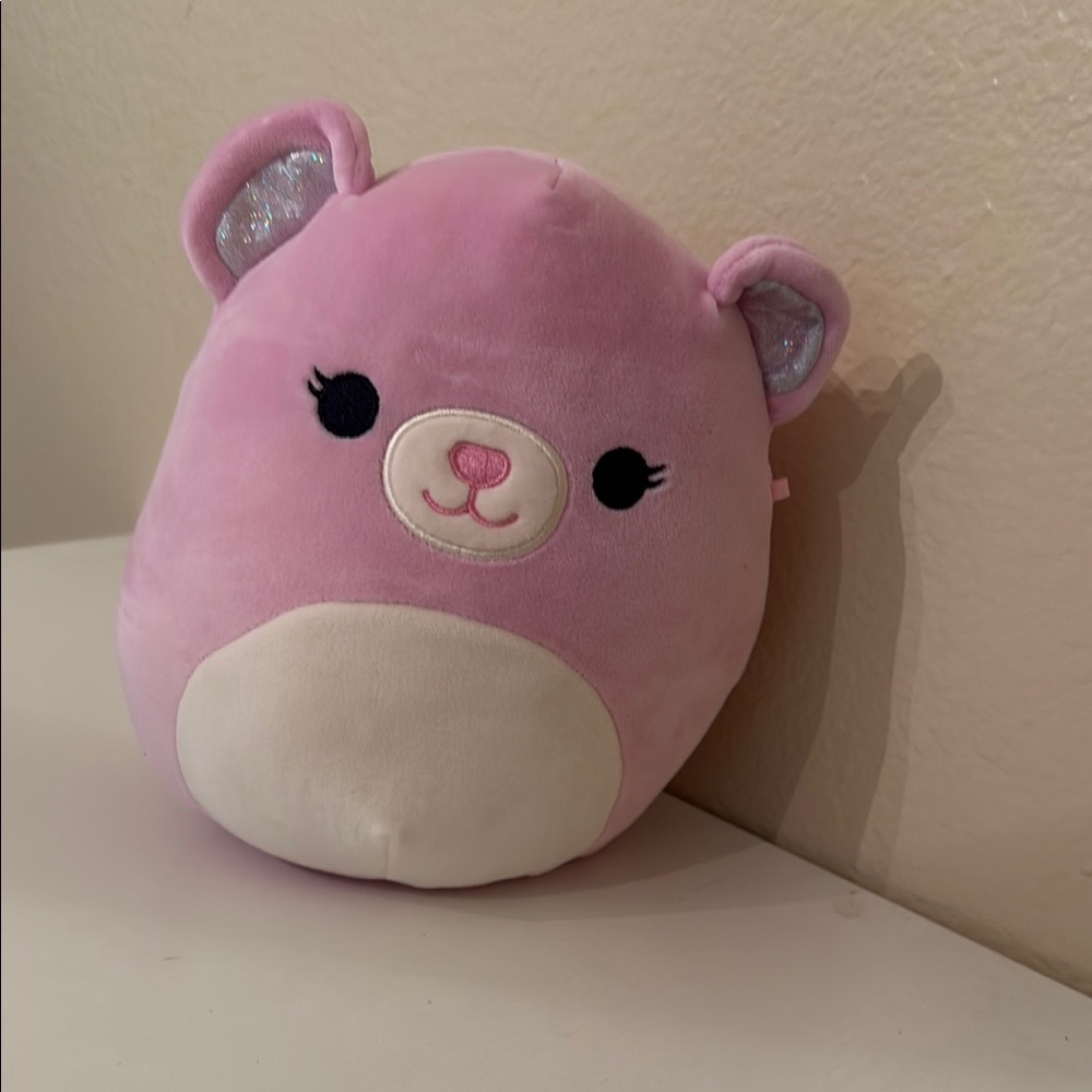 Pink Plush Bear Toy squismellow